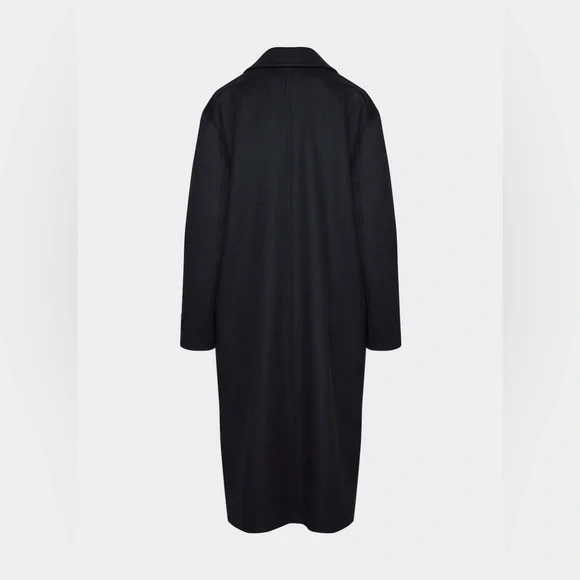NWT Aritzia The Only Double-Faced Coat - Luxe (Re)Wool - Dark Night Navy Size XS - Picture 9 of 12